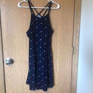 MUDD Navy Print Flowy Dress! VERY SOFT